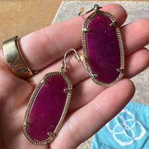 Purple Kendra Scott Earrings